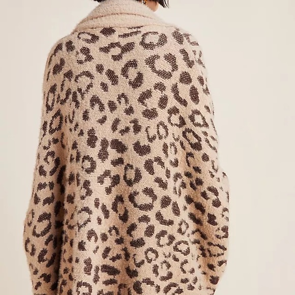 Anthropologie Louise Leopard Wrap (One Size) - Picture 4 of 4